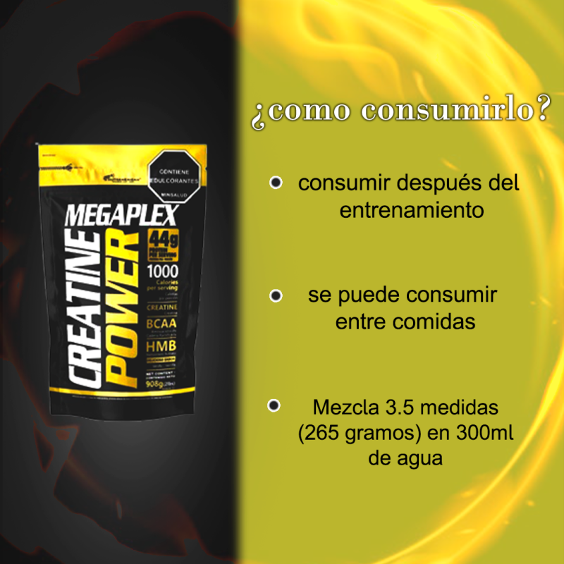 Comprar Megaplex Creatine Power en Electroshopy - Ángulo 3